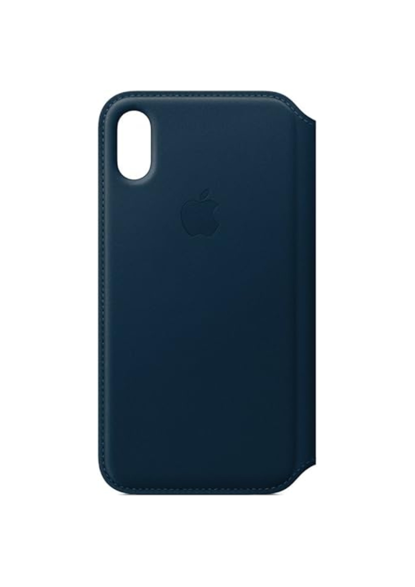 iPhone X  Leather Folio - Cosmos Blue